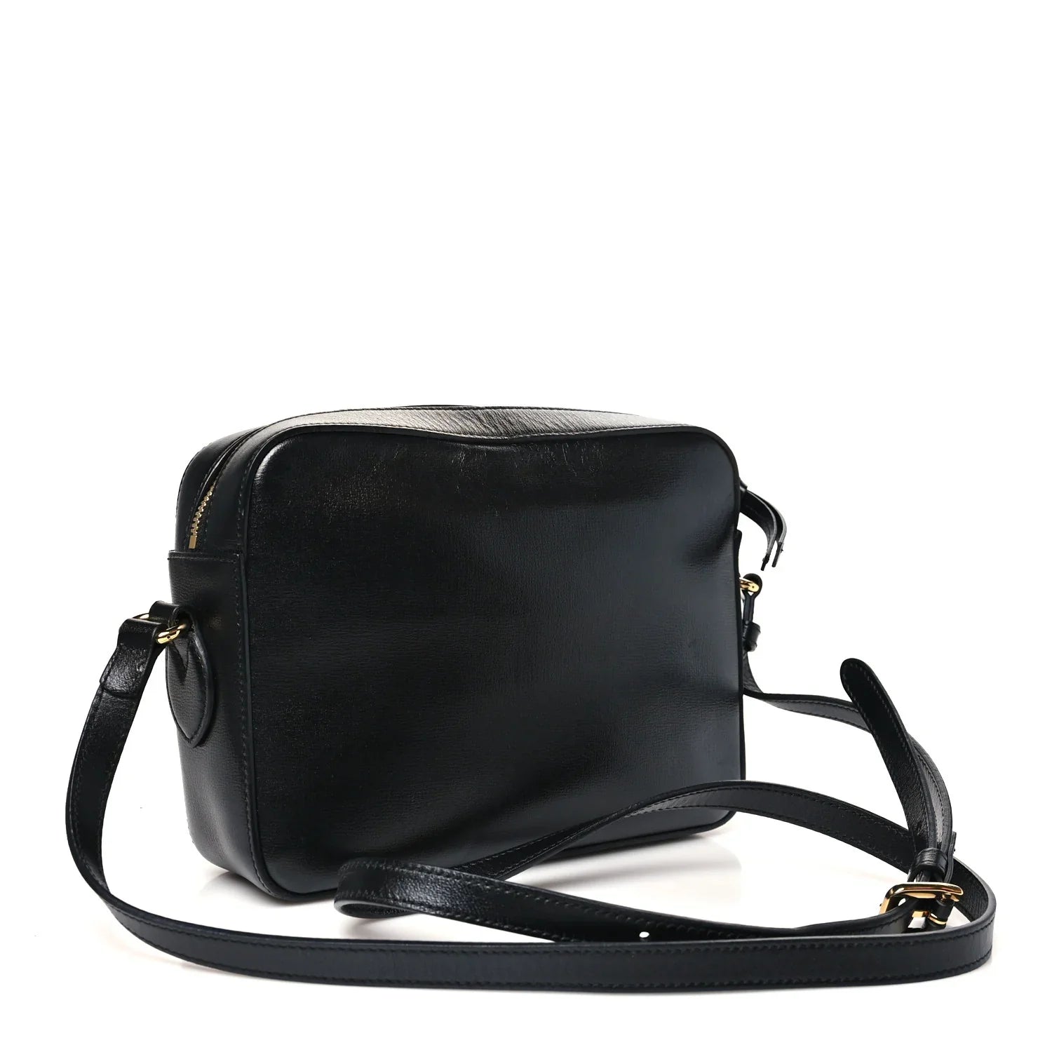 Gucci Horsebit 1955 Small Shoulder Leather Bag – Black