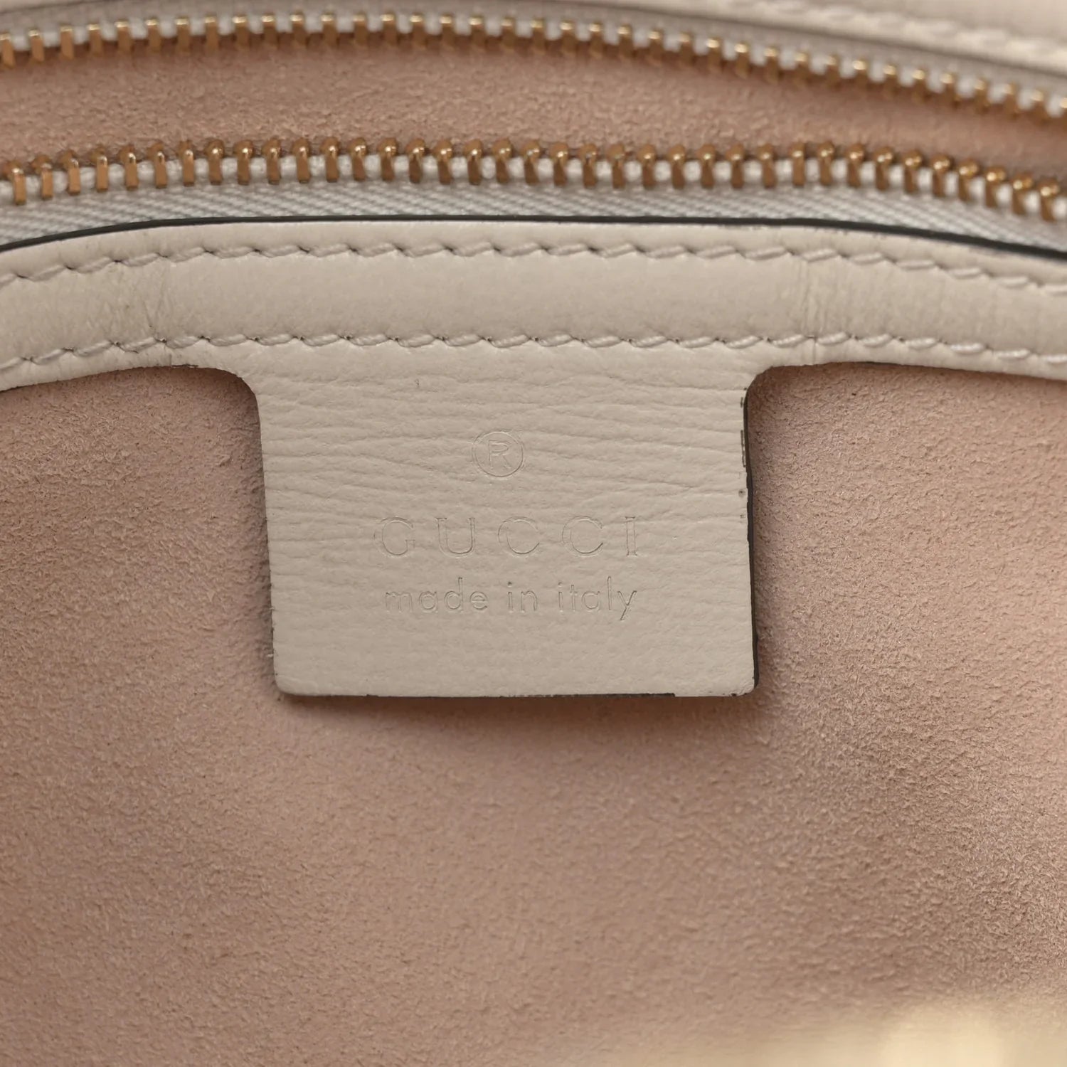Gucci Horsebit 1955 Small Shoulder Leather Bag – Mystic White