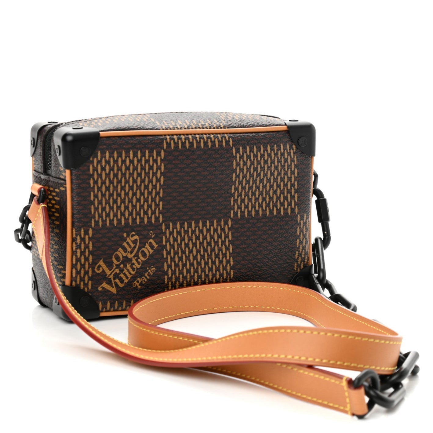 Louis Vuitton x NIGO Giant Damier Ebene Monogram Mini Soft Trunk - Monogram Brown