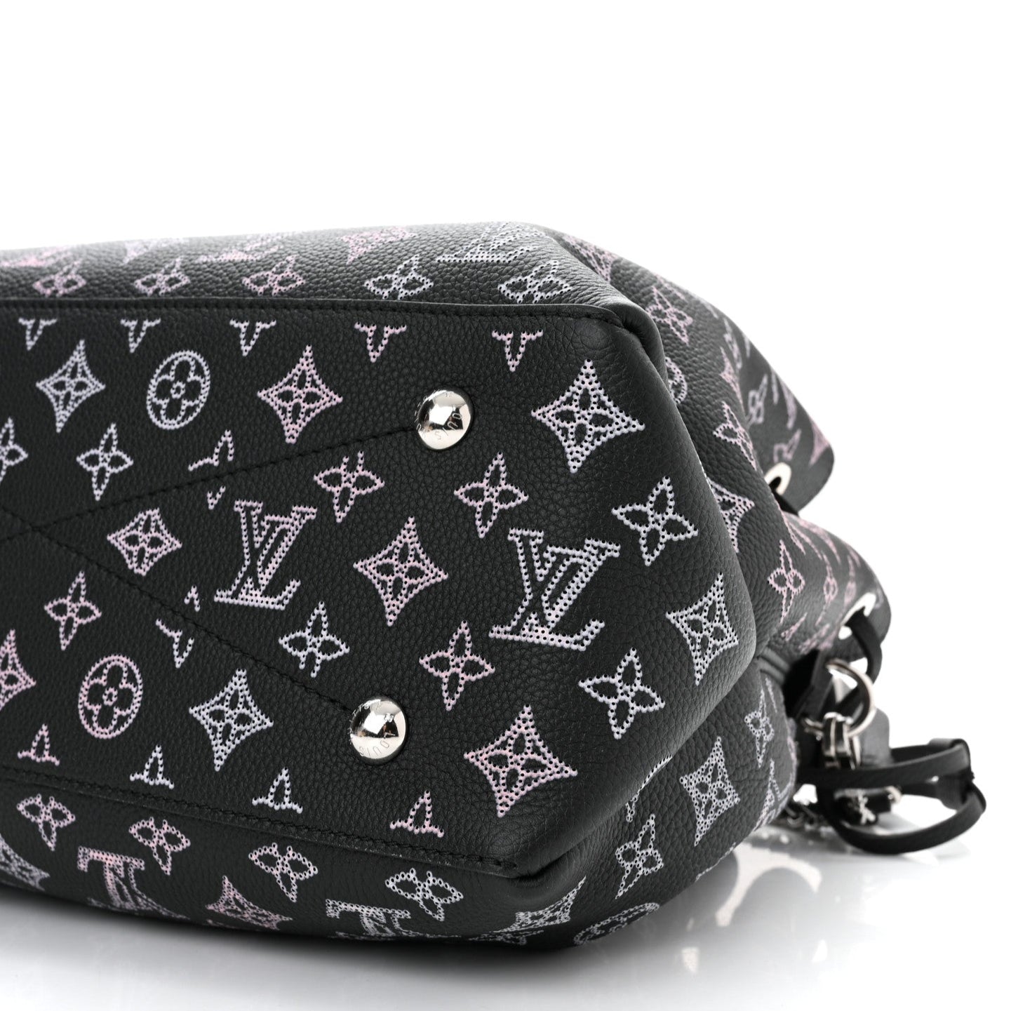 Louis Vuitton Mahina Leather Bella Tote Handbag - Black