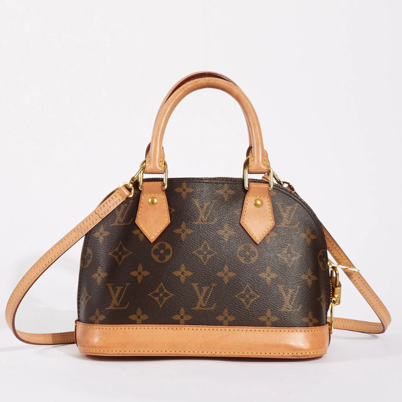 Louis Vuitton Alma BB Handbag - Chocolate Brown