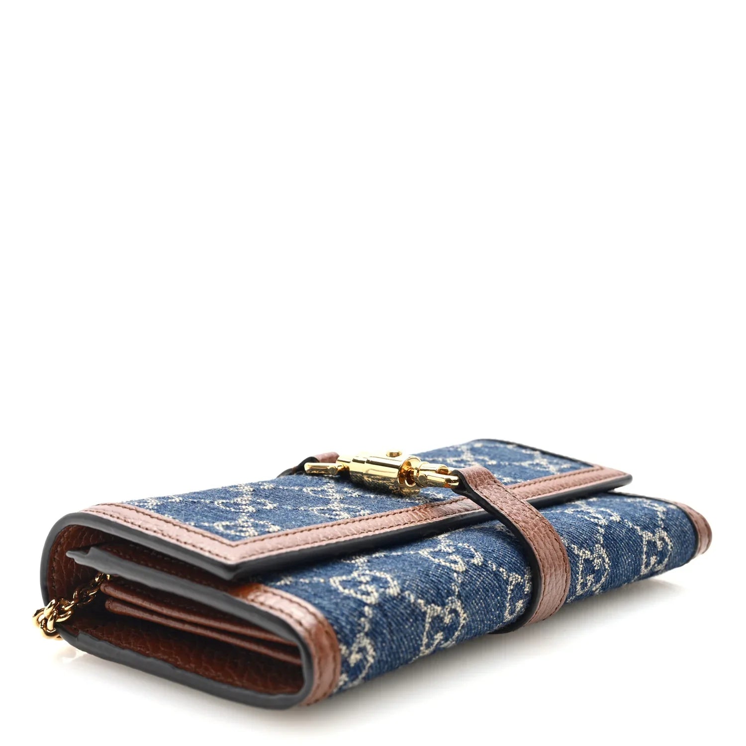 Gucci Jackie 1961 Chain Wallet – Blue
