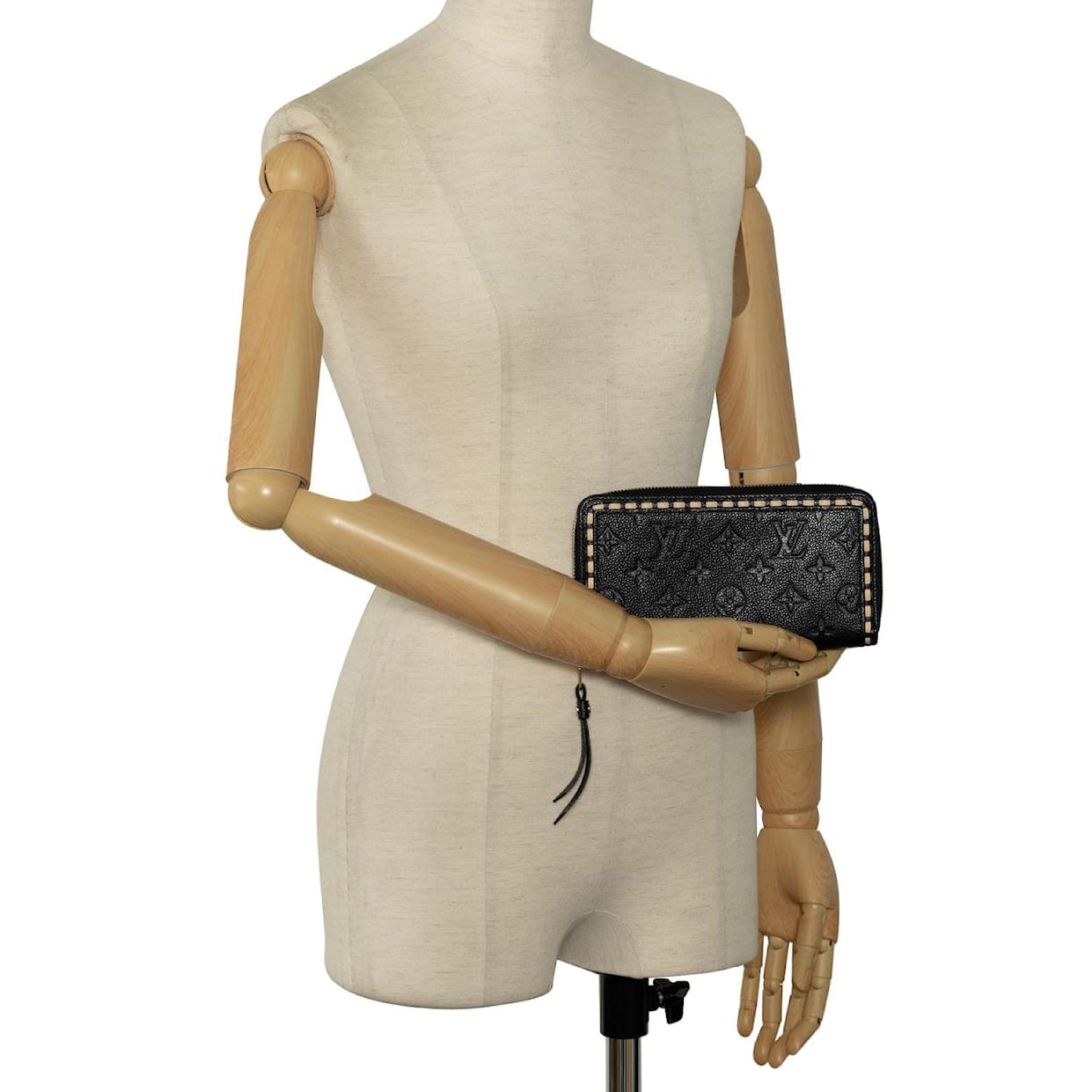 Louis Vuitton Monogram Empreinte Zippy Wallet - Black