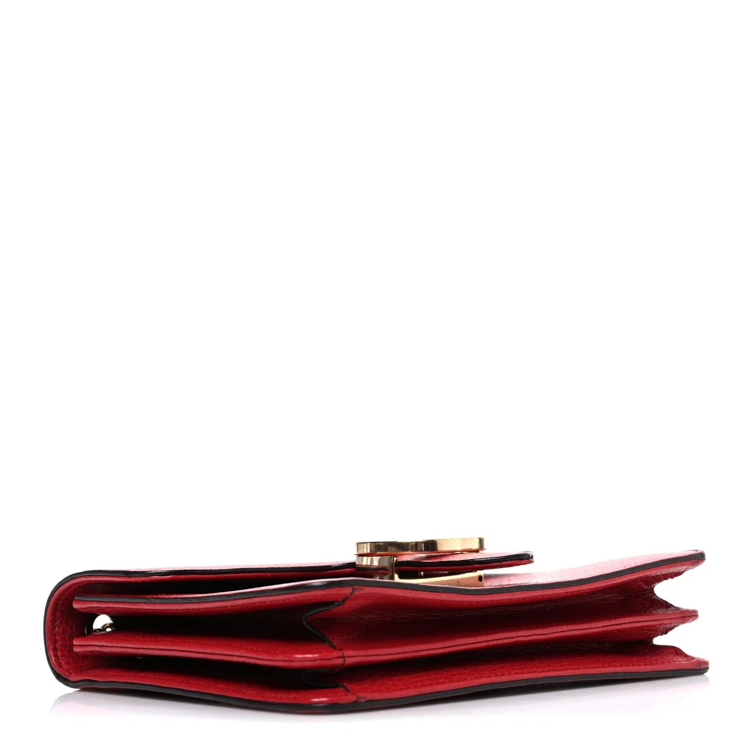 Gucci Interlocking G Small Dollar Shoulder Bag – Red
