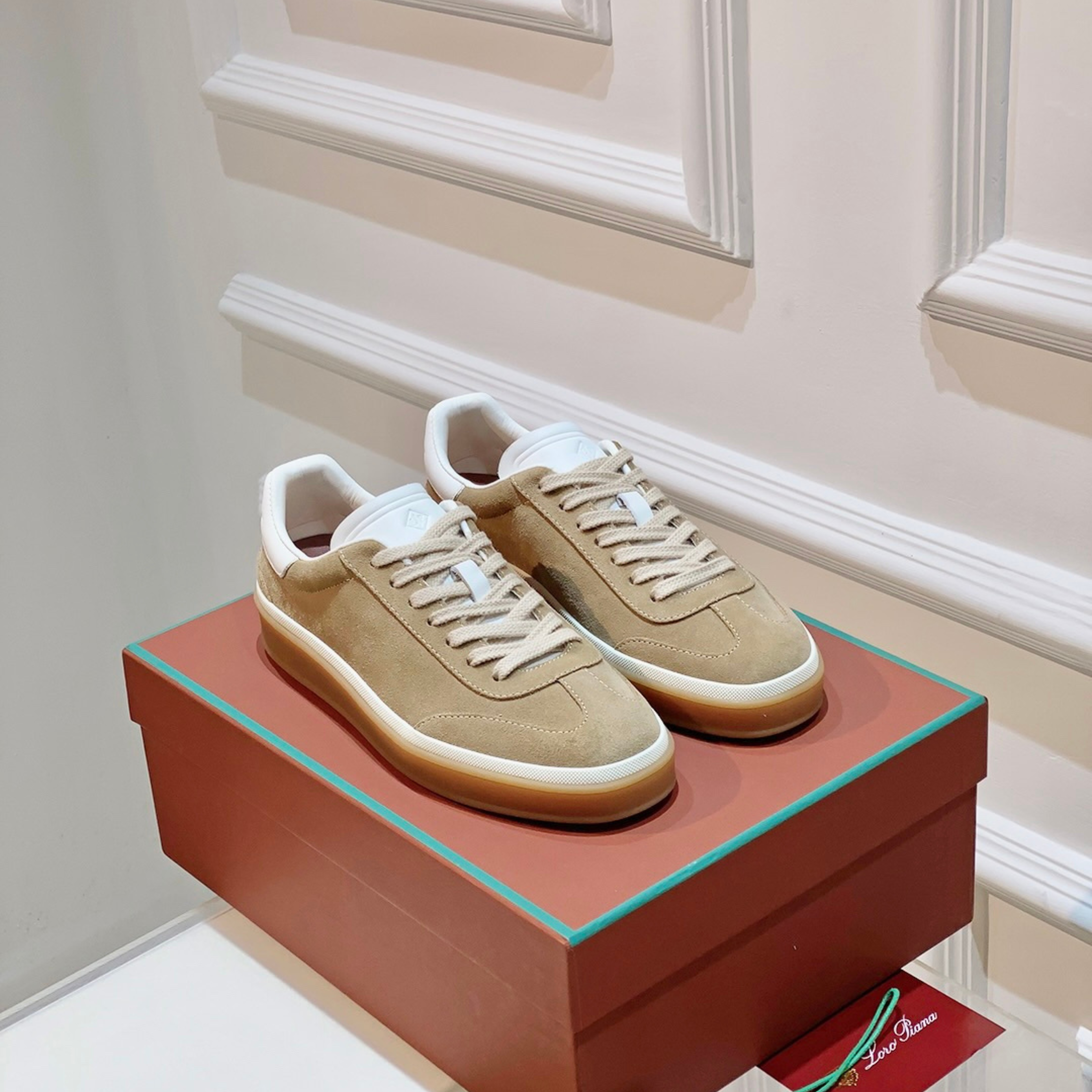 Loro Piana Tennis Walk Suede Sneakers - Suede (256)