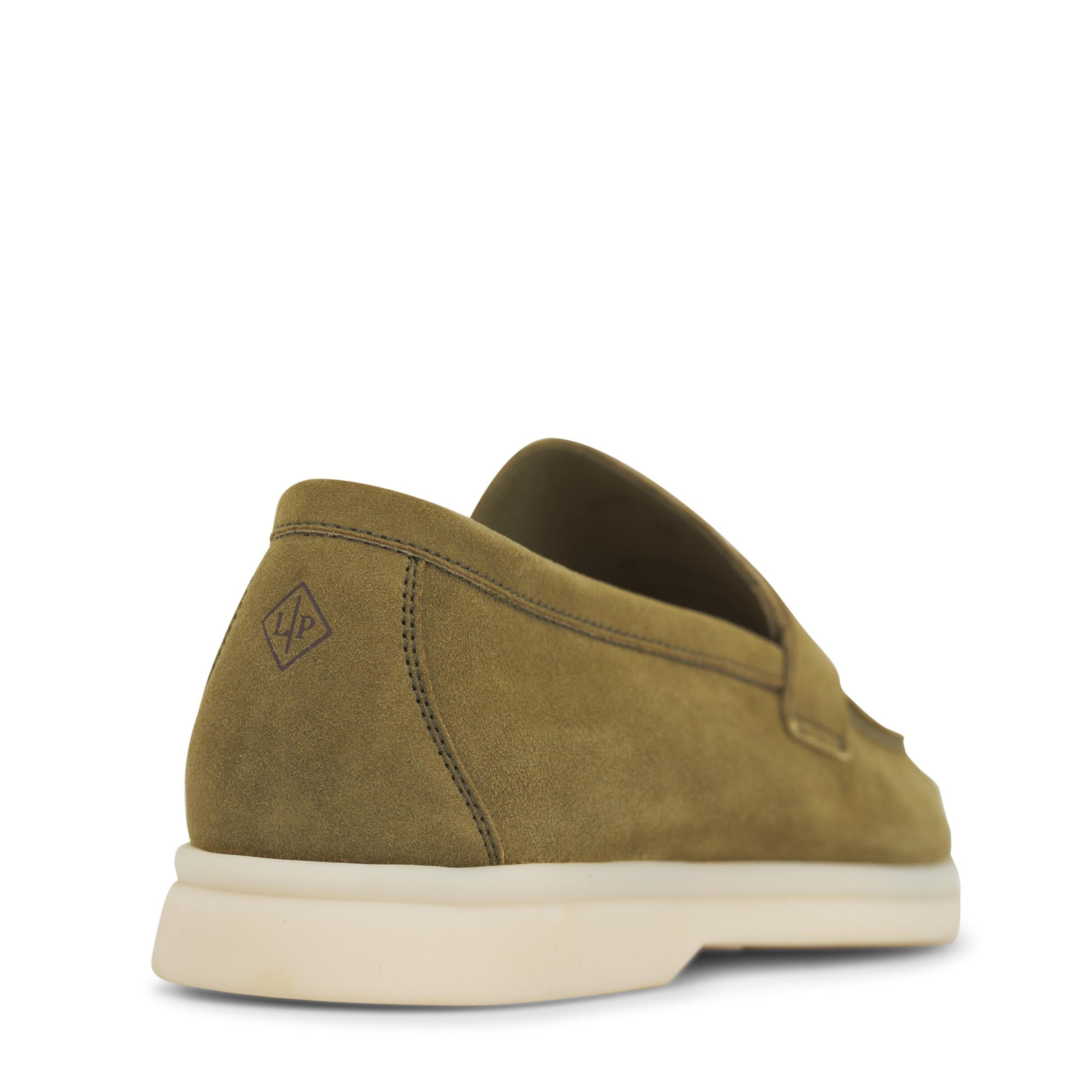 Loro Piana Summer Walk Suede Loafers - Olive