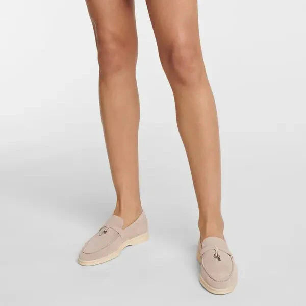 Loro Piana Summer Charm Walk Loafers - Beige (106)