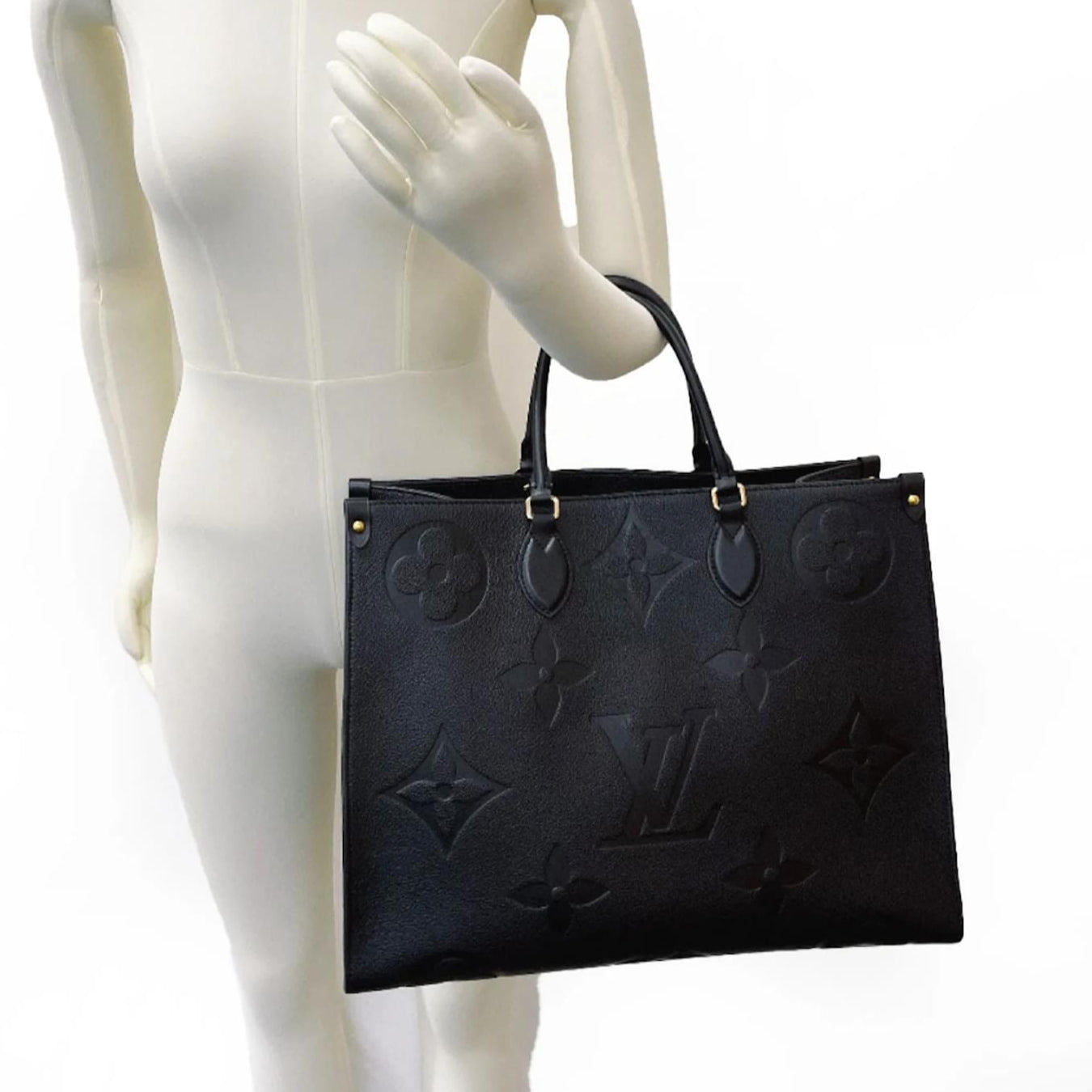 Louis Vuitton OnTheGo Handbag - Noir Black