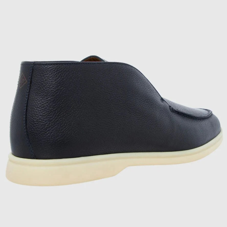 Loro Piana Open Walk Ankle Boots - Navy Blue (W000)