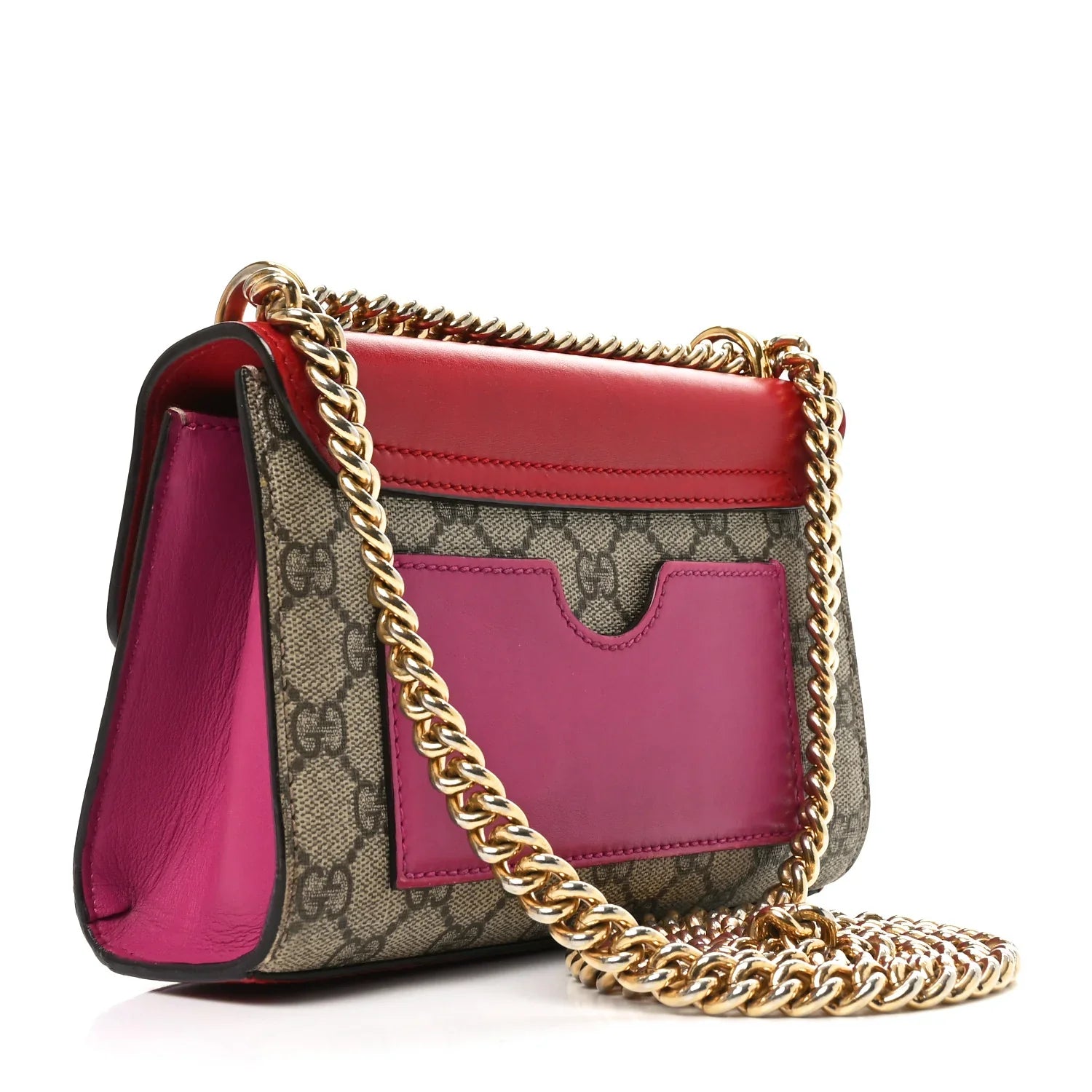 Gucci Padlock Small Shoulder Bag – Red