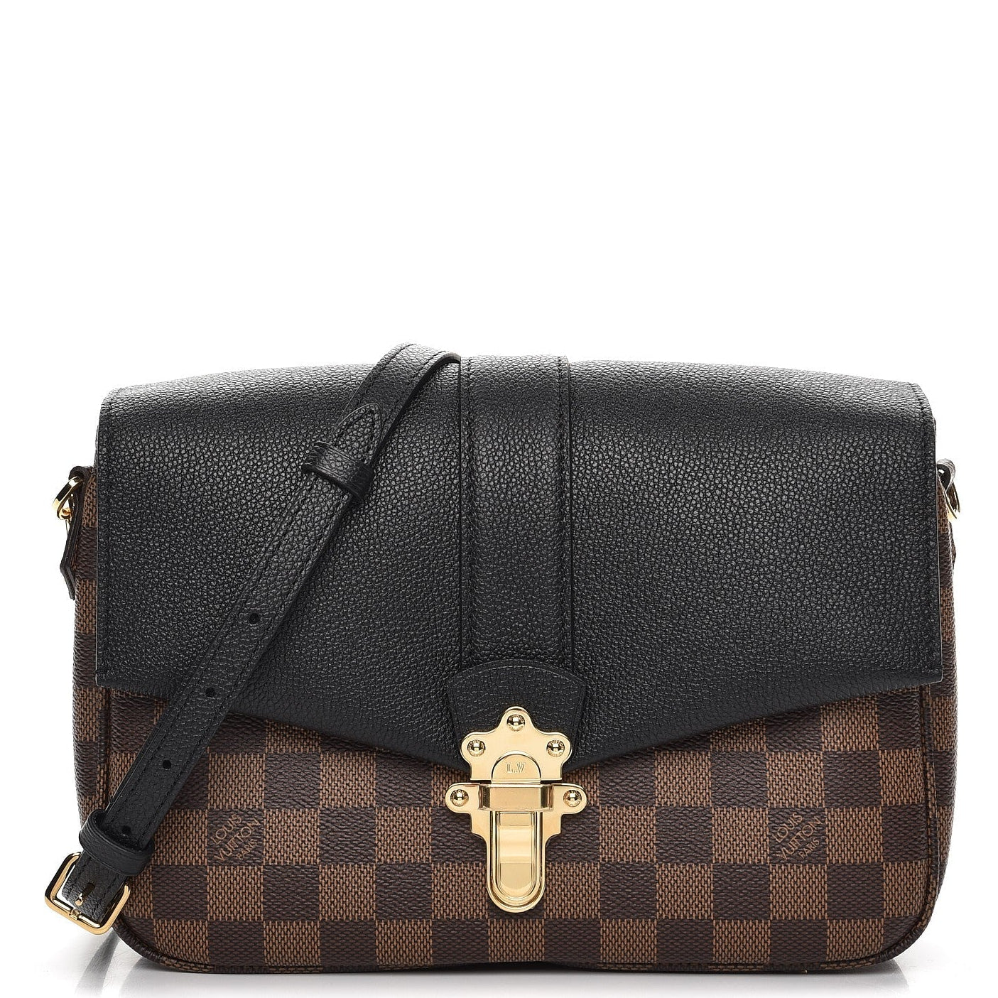Louis Vuitton Damier Ebene Clapton Crossbody Bag - Black