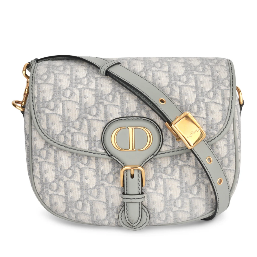 Dior Medium Oblique Jacquard Dior Bobby Bag - Grey