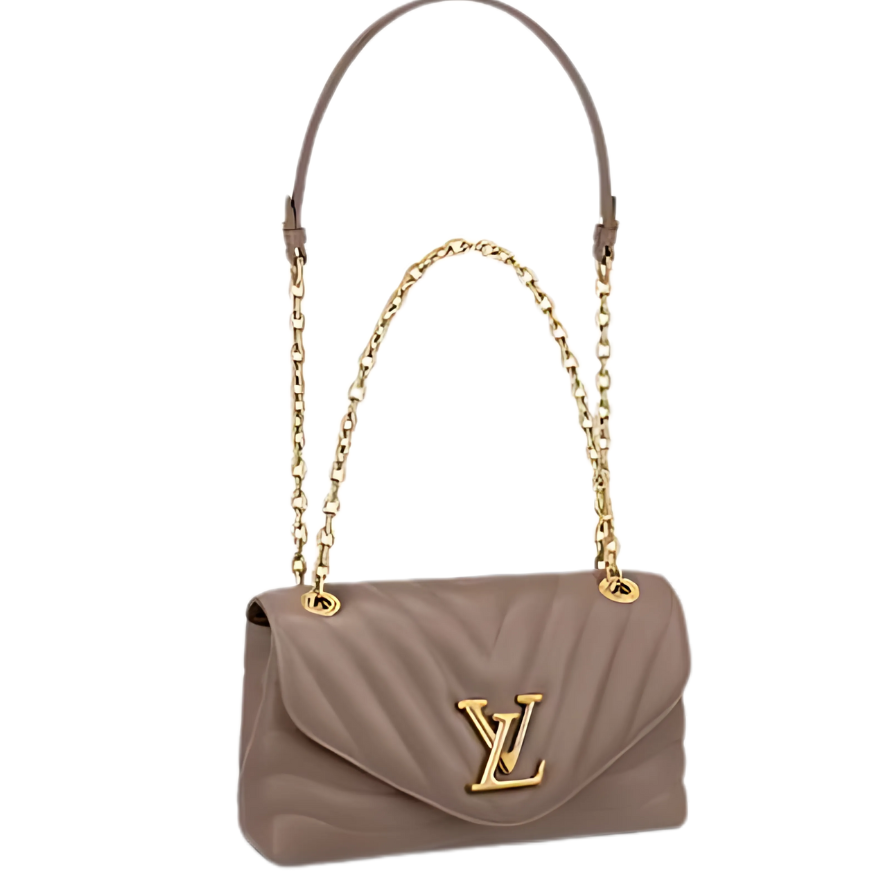 Louis Vuitton New Wave Chain Bag MM - Taupe