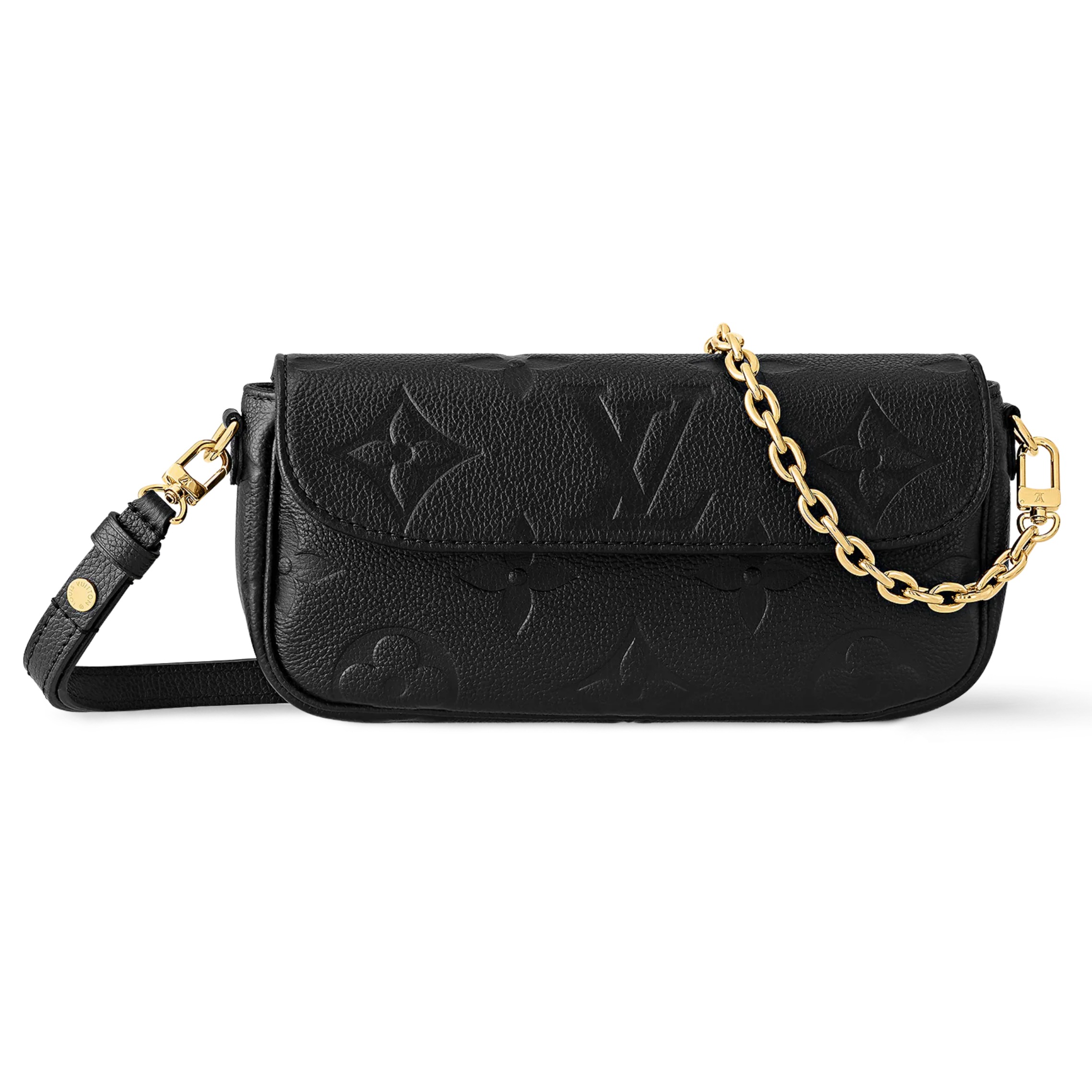 Louis Vuitton Wallet On Chain Ivy Clutch - Black