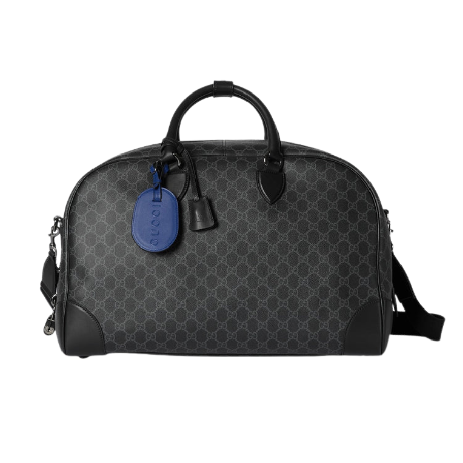 Gucci GG Emblem Large Duffle Bag – Black