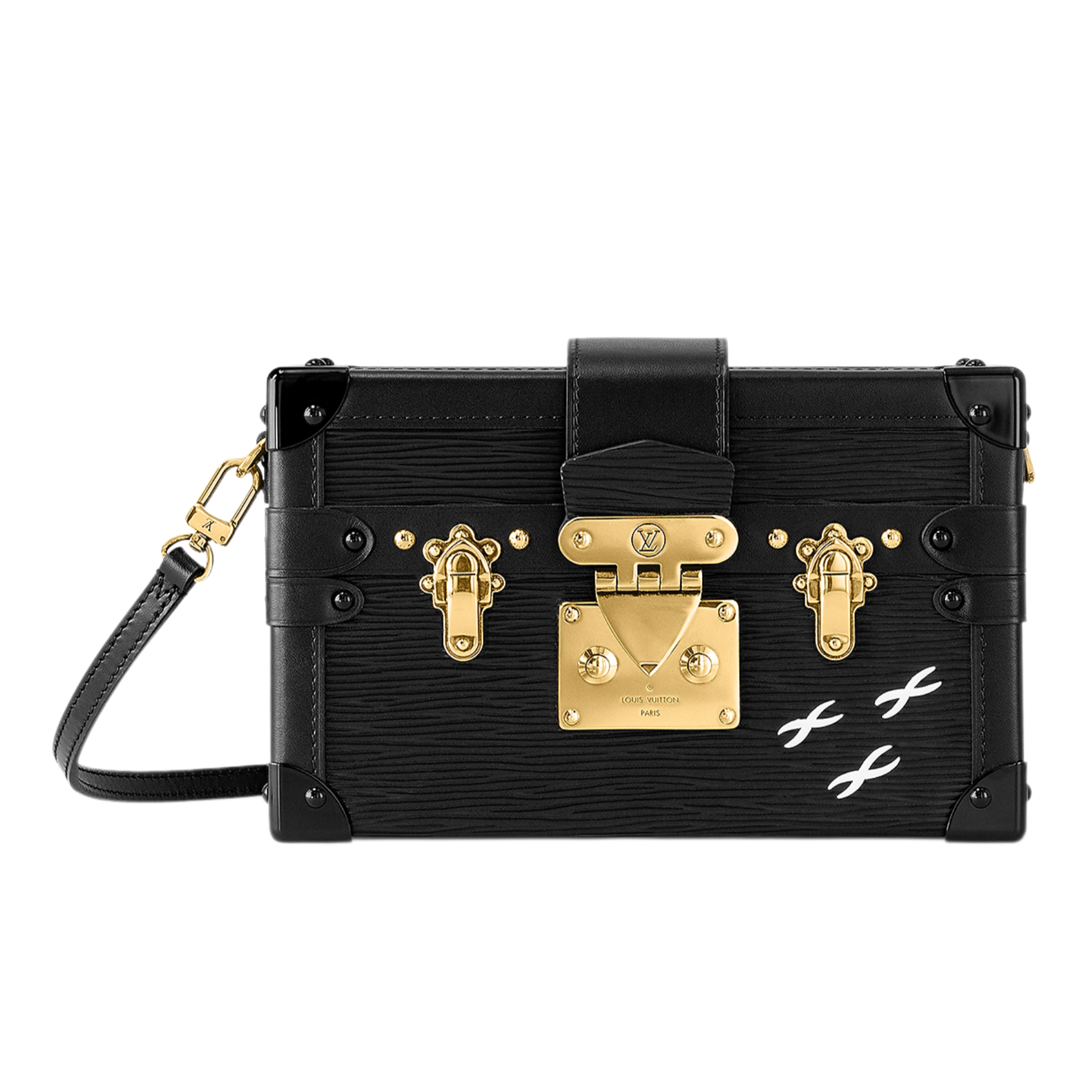 Louis Vuitton Petite Malle Crossbody Bag - Black