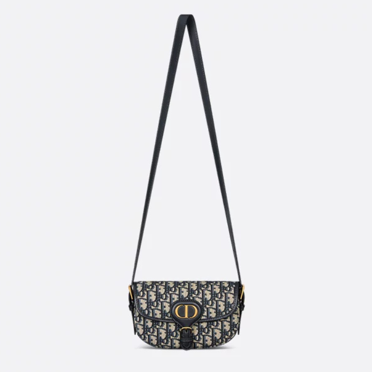 Dior Bobby East-West Oblique Jacquard Bag - Blue