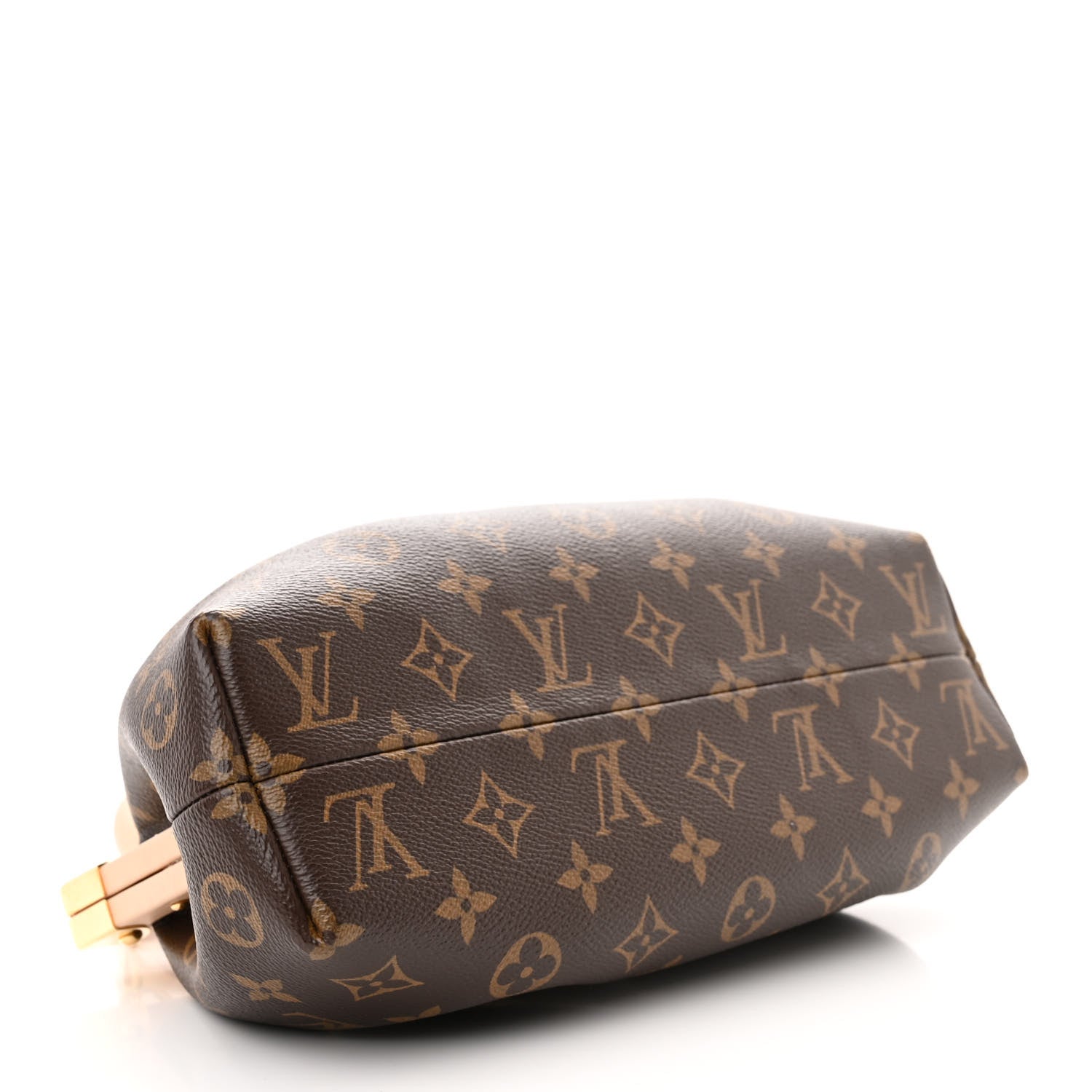 Louis Vuitton Monogram Top Handle Clutch Handbag – Brown