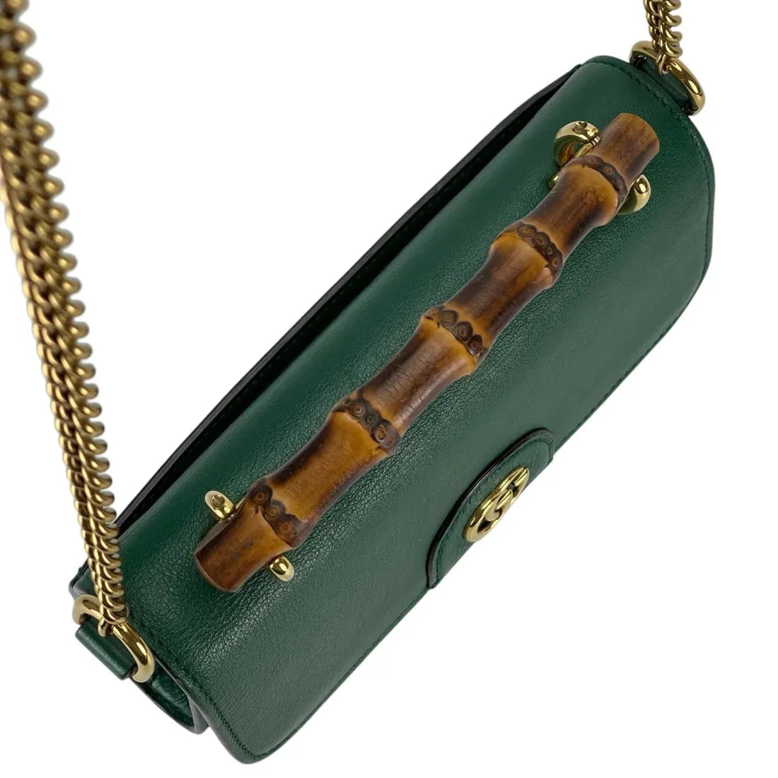 Gucci Diana Mini Top Handle Crossbody Bag – Green