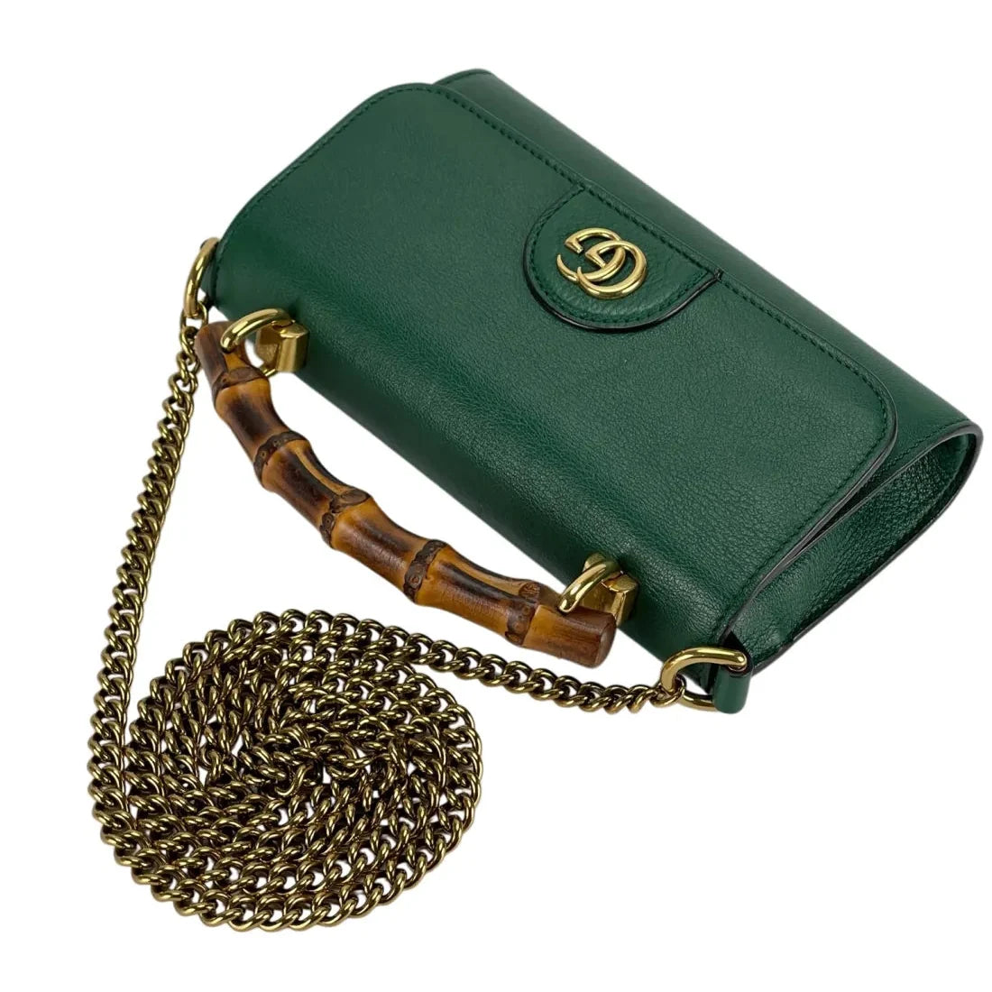 Gucci Diana Mini Top Handle Crossbody Bag – Green