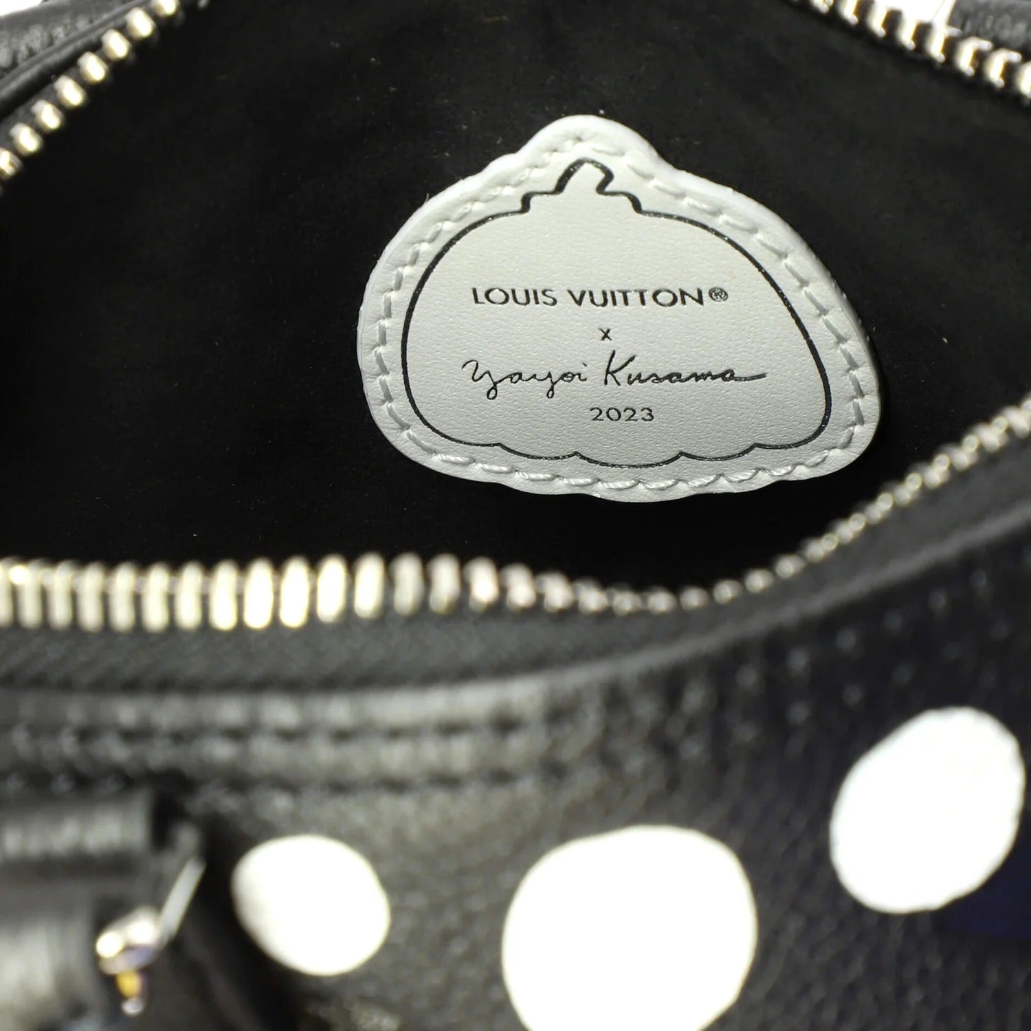 Louis Vuitton x Yayoi Kusama Nano Speedy Bandouliere Handbag - Black