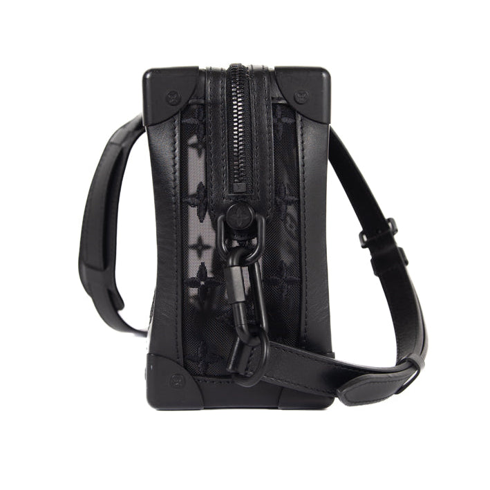 Louis Vuitton Monogram Mesh Soft Trunk Shoulder Bag - Black