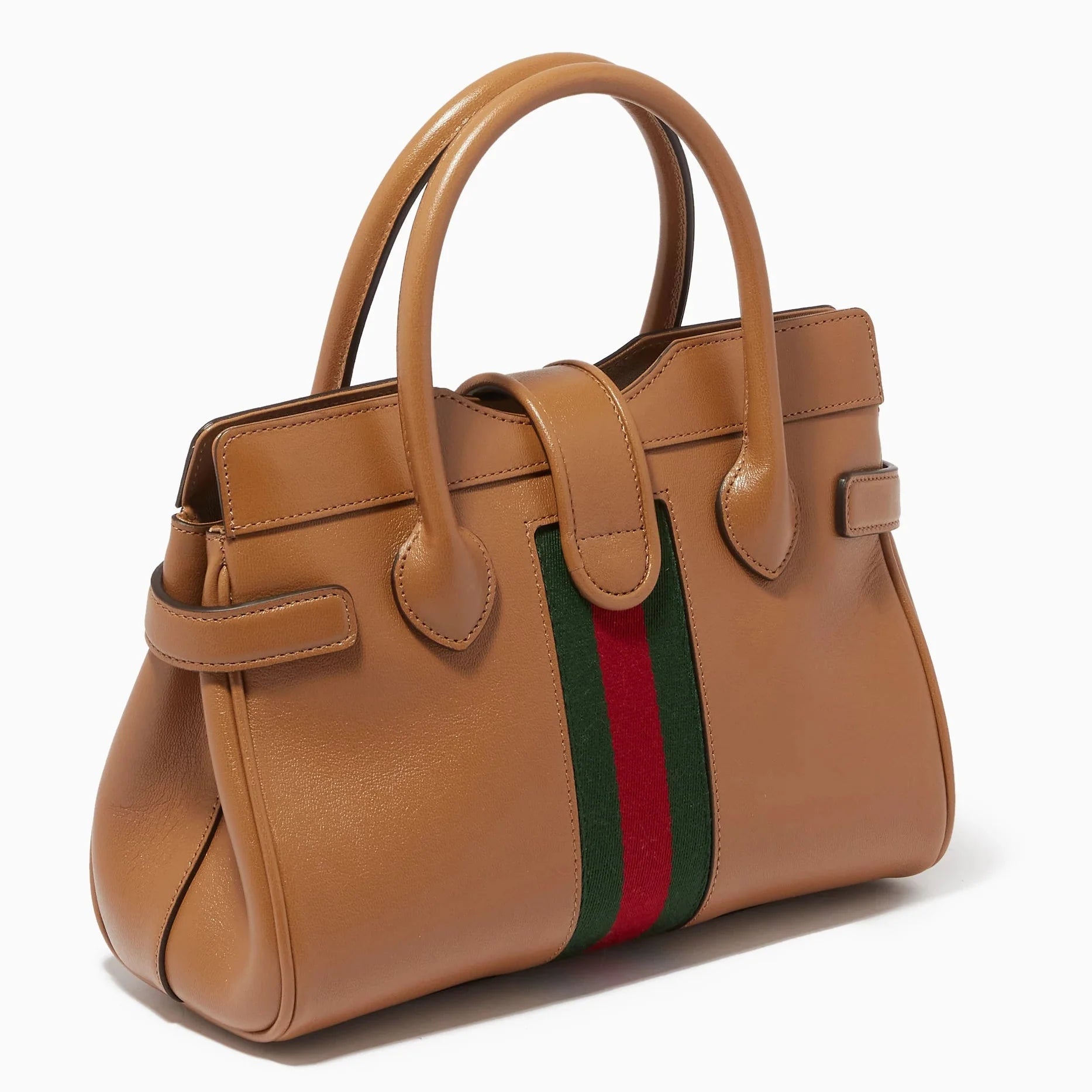 Gucci Small Dahlia GG Handle Bag – Brown