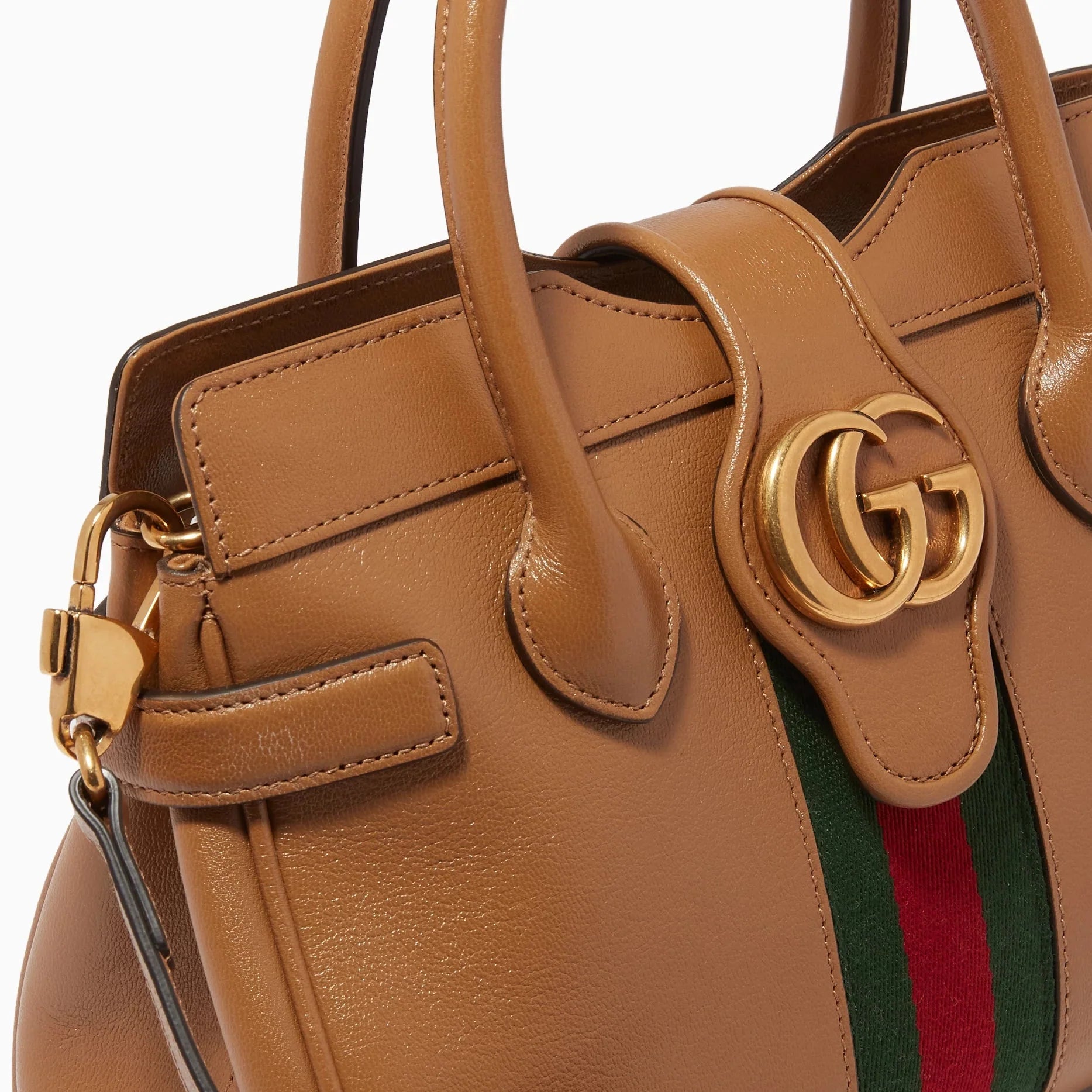 Gucci Small Dahlia GG Handle Bag – Brown