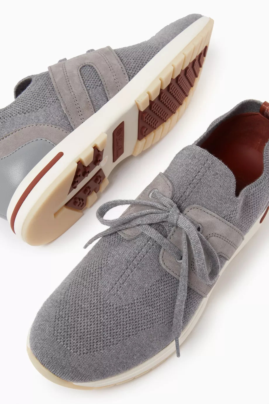 Loro Piana 360 LP Flexy Walk Wish® Virgin Wool Sneakers - Gray (002)