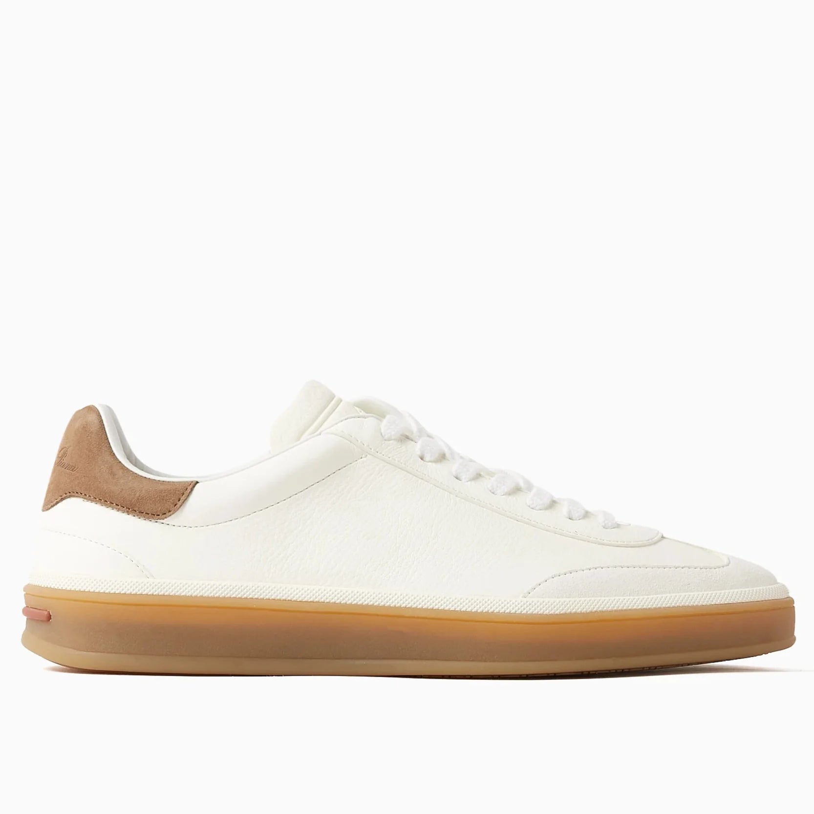 Loro Piana Tennis Walk Deerskin Sneakers - White (1000)