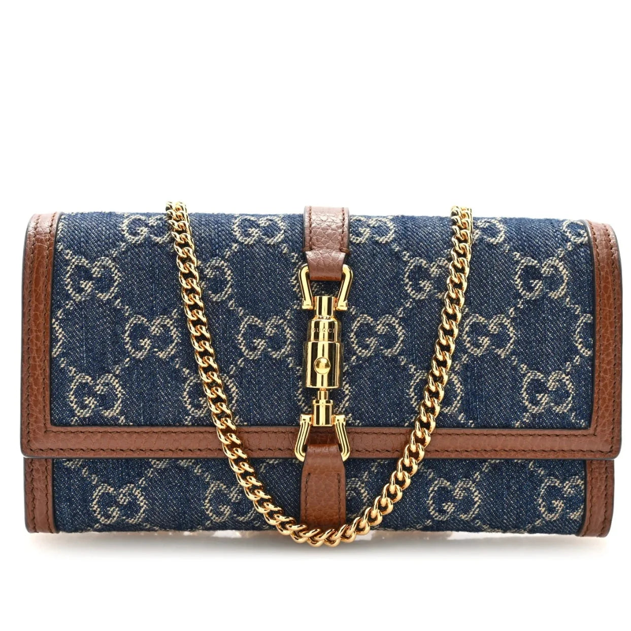 Gucci Jackie 1961 Chain Wallet – Blue