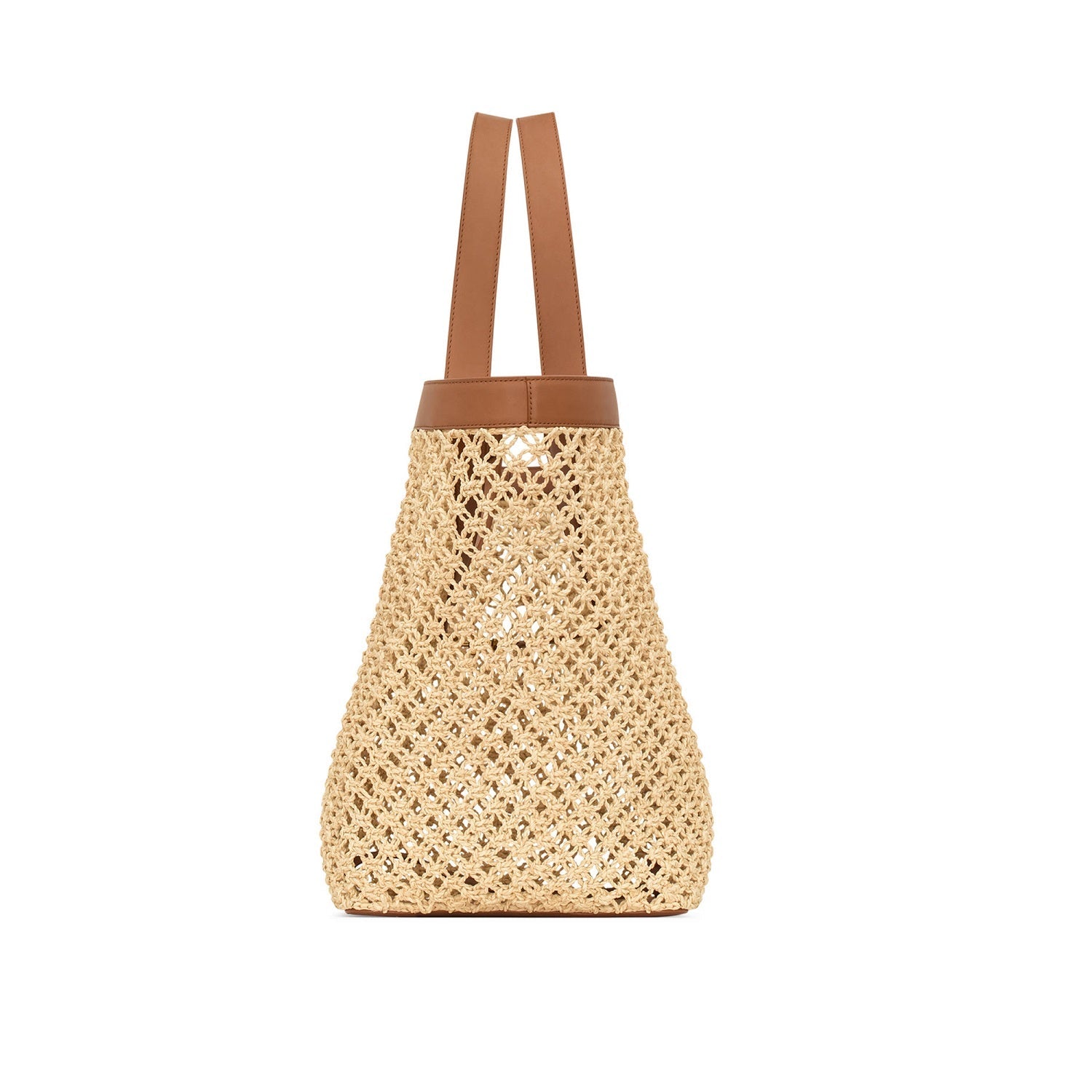 Gucci Raffia Y Tote Bag – Beige