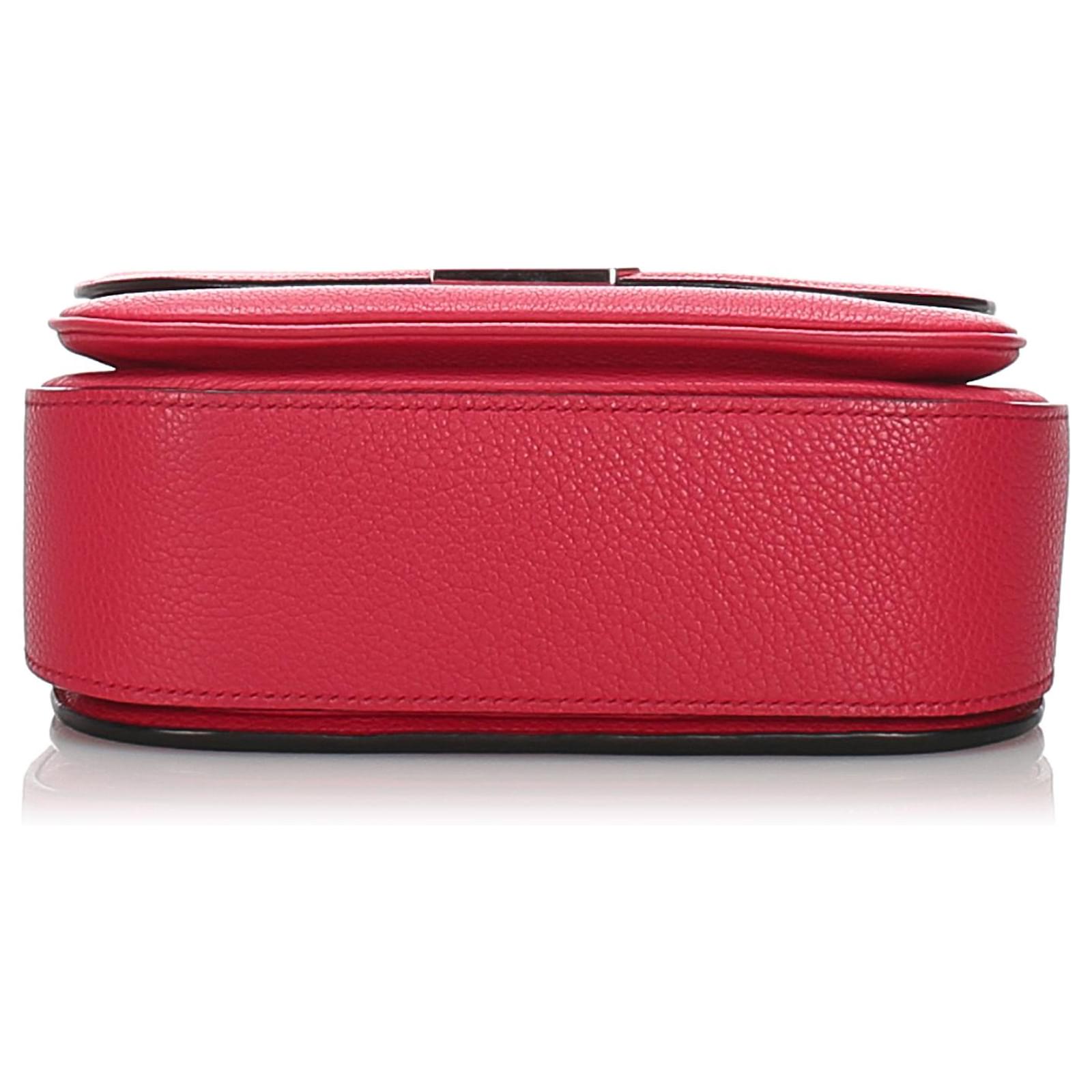 Louis Vuitton Grained Calfskin Vivienne Handbag - Red