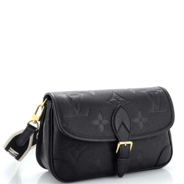 Louis Vuitton Diane Satchel Handbag - Noir Obscur