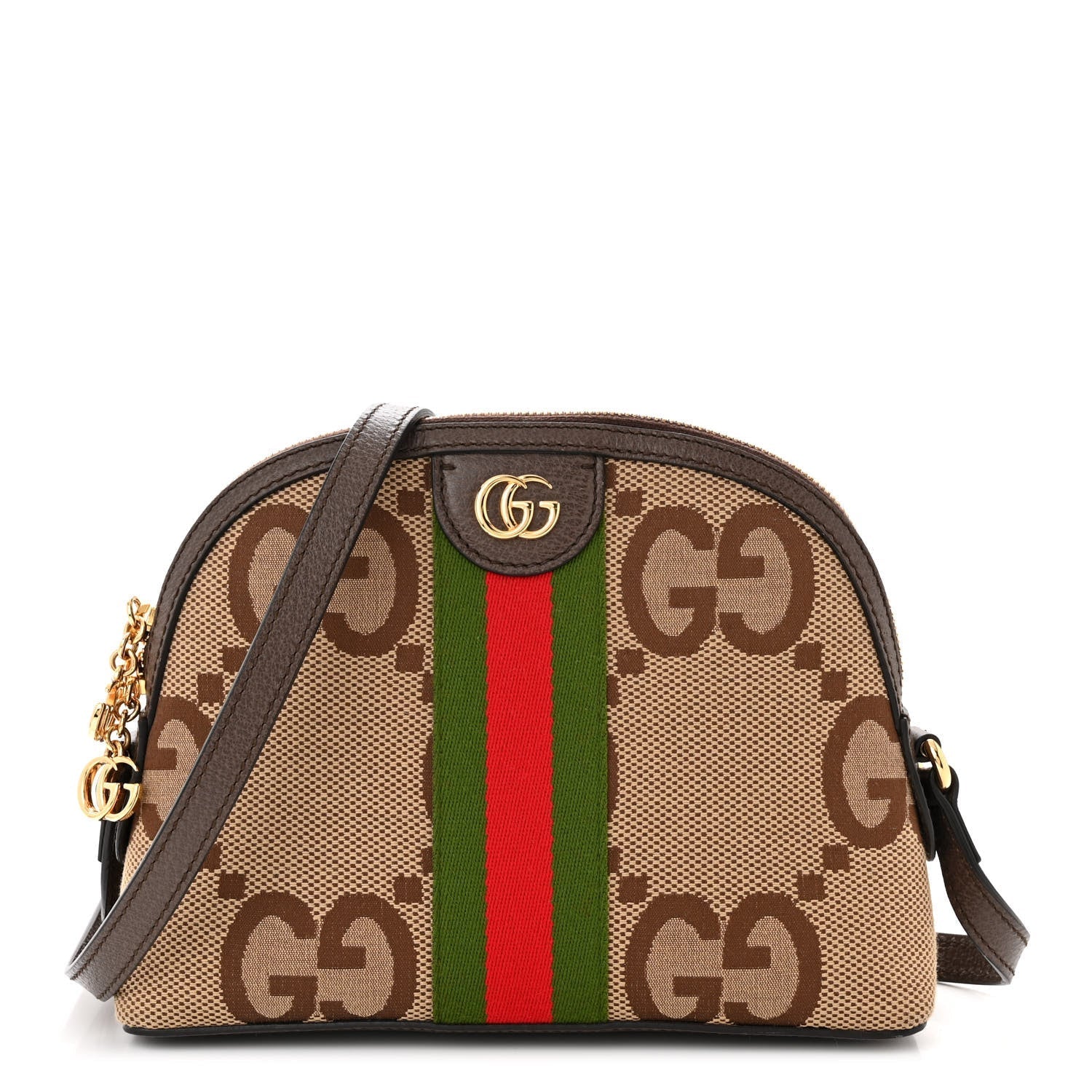 Gucci GG Ophidia Dome Shoulder Bag – Beige
