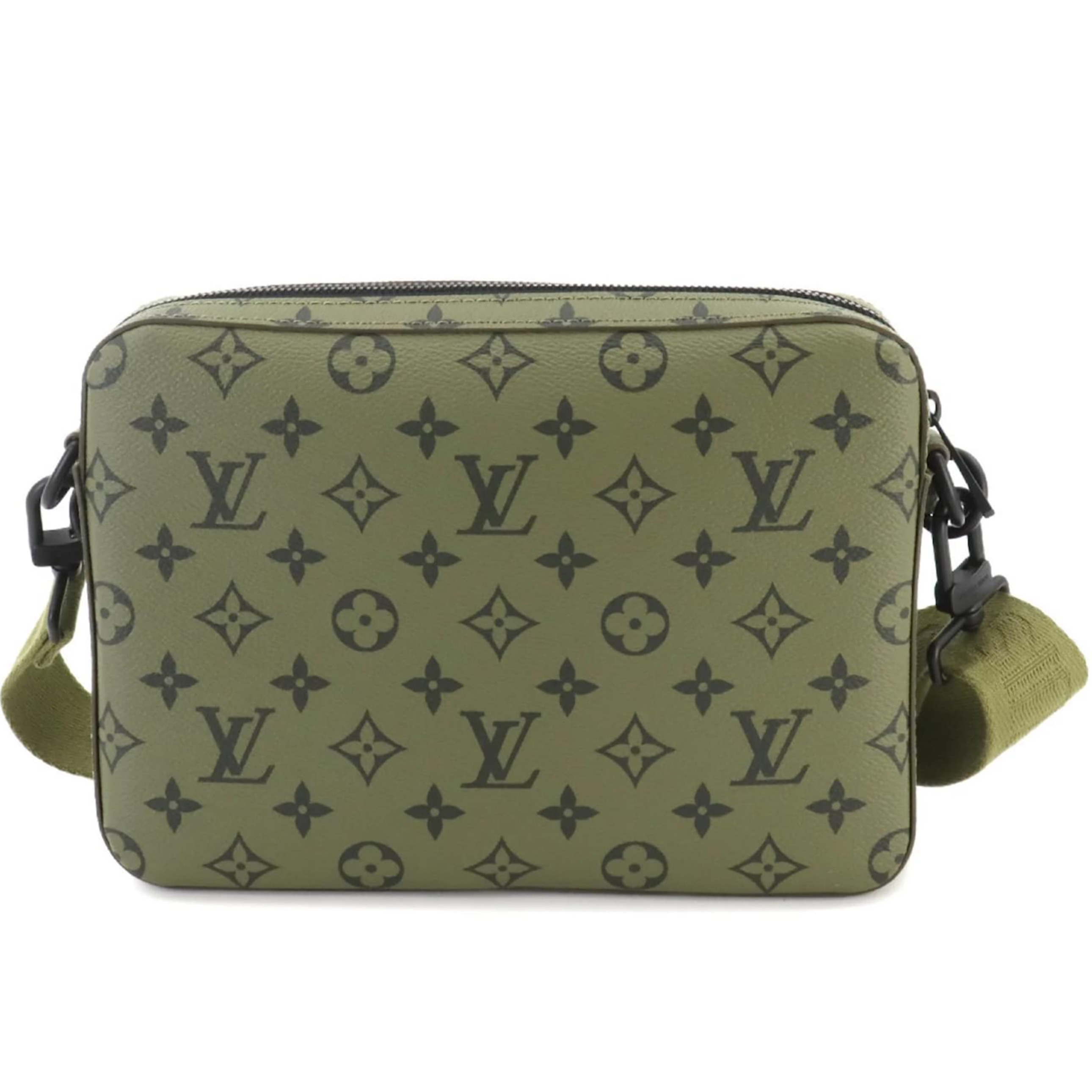 Louis Vuittonv Trio Messenger Shoulder Bag - Green