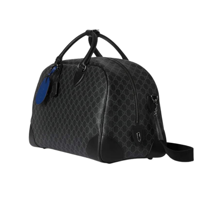 Gucci GG Emblem Large Duffle Bag – Black