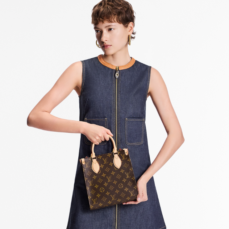 Louis Vuitton Sac Plat BB Handbag - Brown