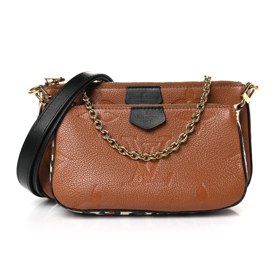 Louis Vuitton Wild At Heart Multi Pochette Accessoires Crossbody Bag - Caramel Brown