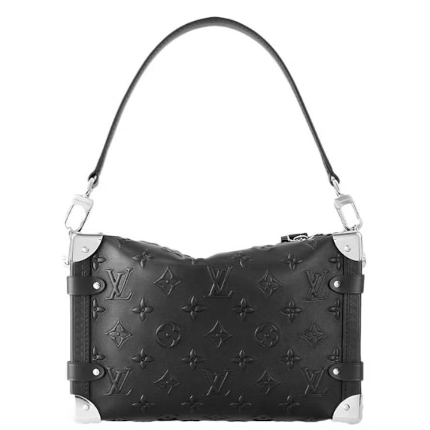 Louis Vuitton Side Trunk GM Handbag - Black