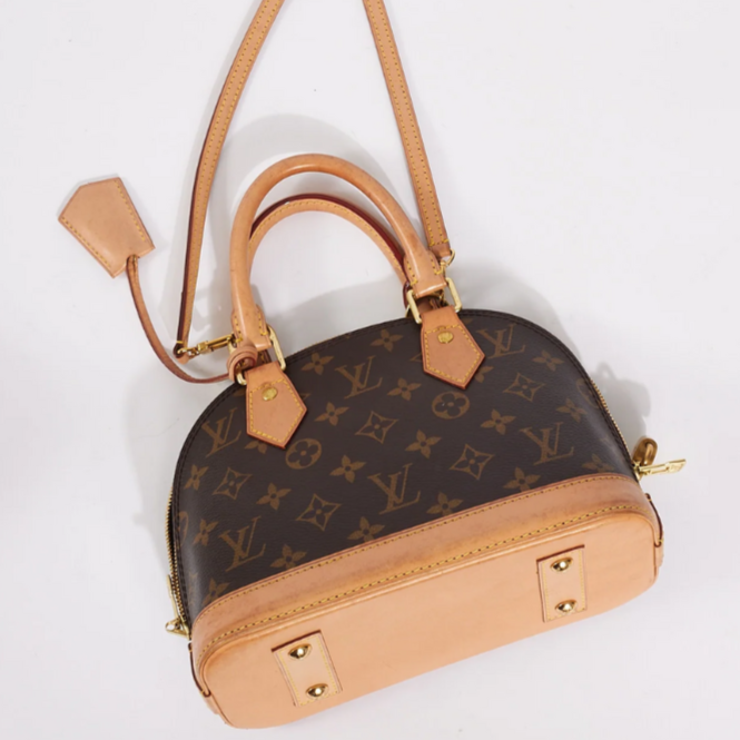 Louis Vuitton Alma BB Handbag - Chocolate Brown