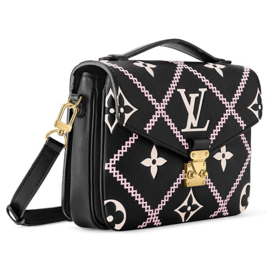 Louis Vuitton Pochette Métis Crossbody Bag - Black