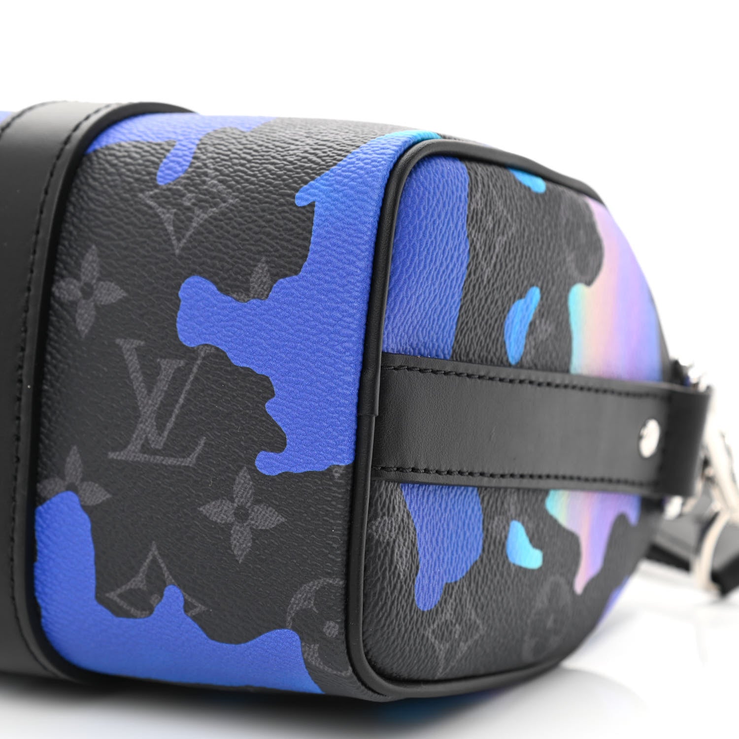 Louis Vuitton Monogram Eclipse Keepall Bandoulière 25 Handbag - Sunrise