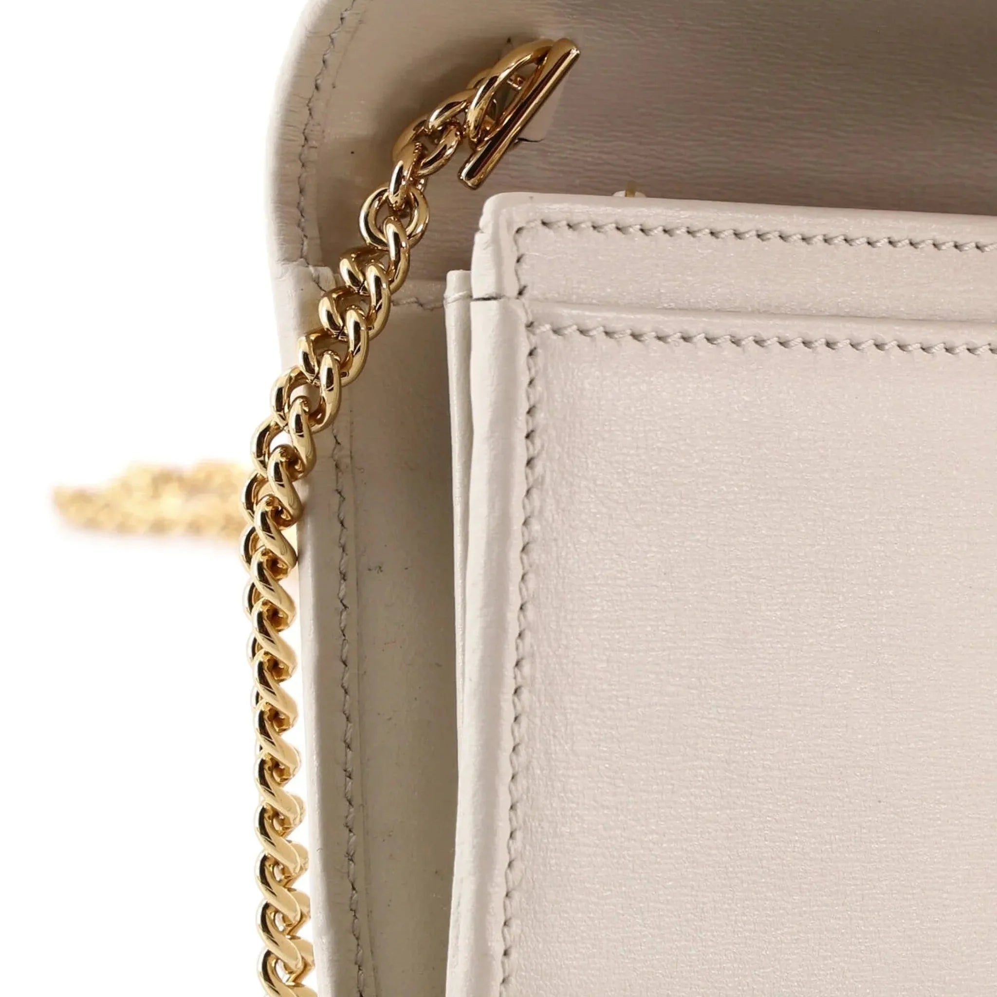 Gucci Jackie 1961 Leather Chain Wallet – Pink