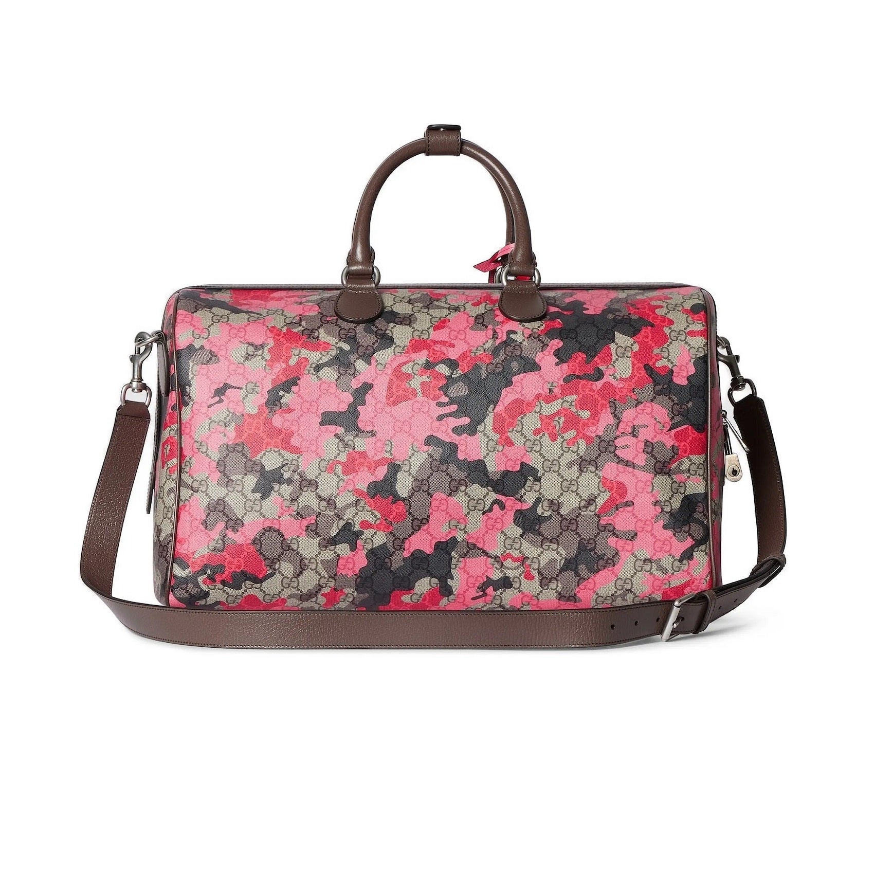 Gucci GG Small Duffle Bag - Camouflage Pink