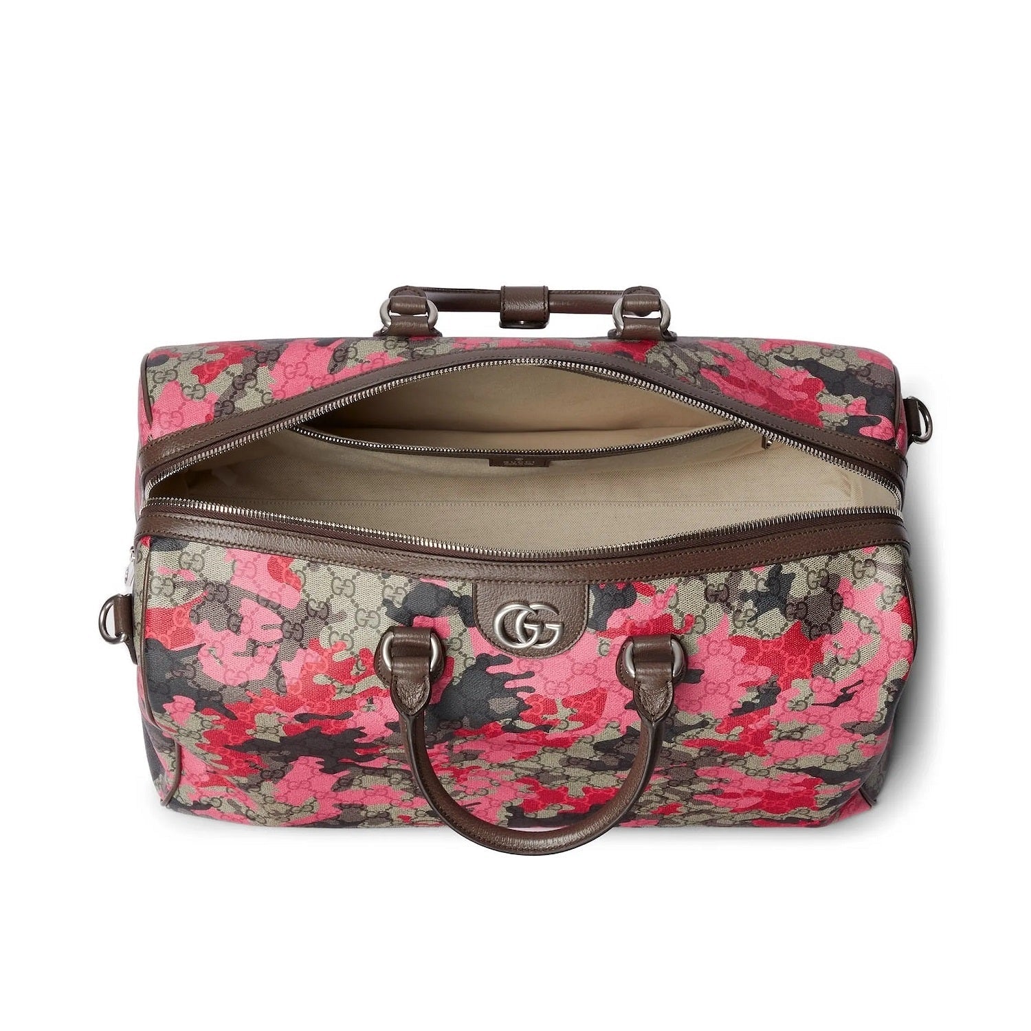 Gucci GG Small Duffle Bag - Camouflage Pink
