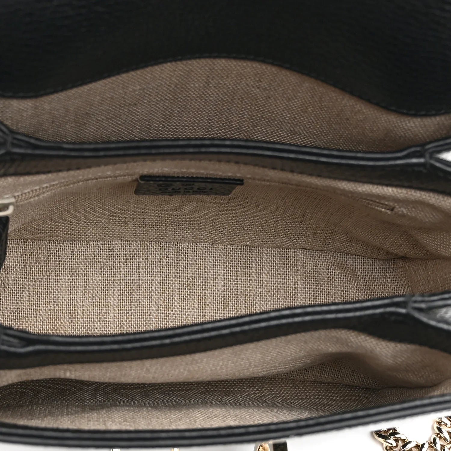 Gucci Dollar Interlocking Chain Bag – Black