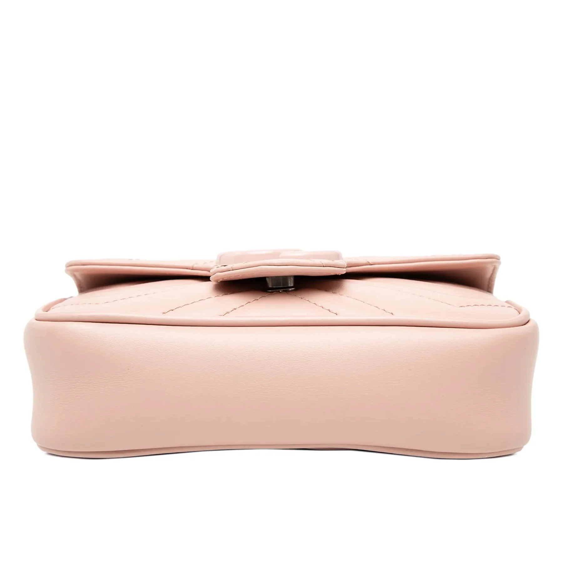 Gucci GG Marmont Leather Chain Belt Bag – Pink