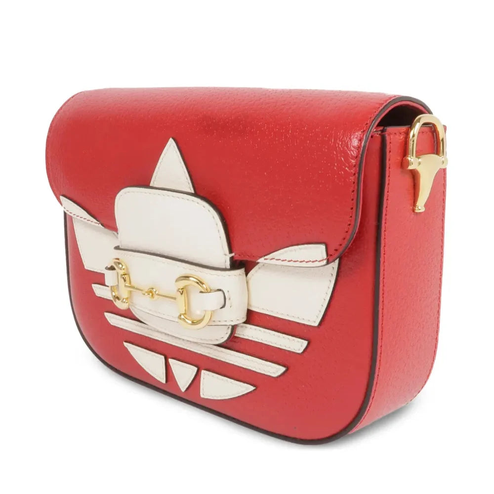 Gucci X Adidas Horsebit 1955 Mini Shoulder Bag – Red