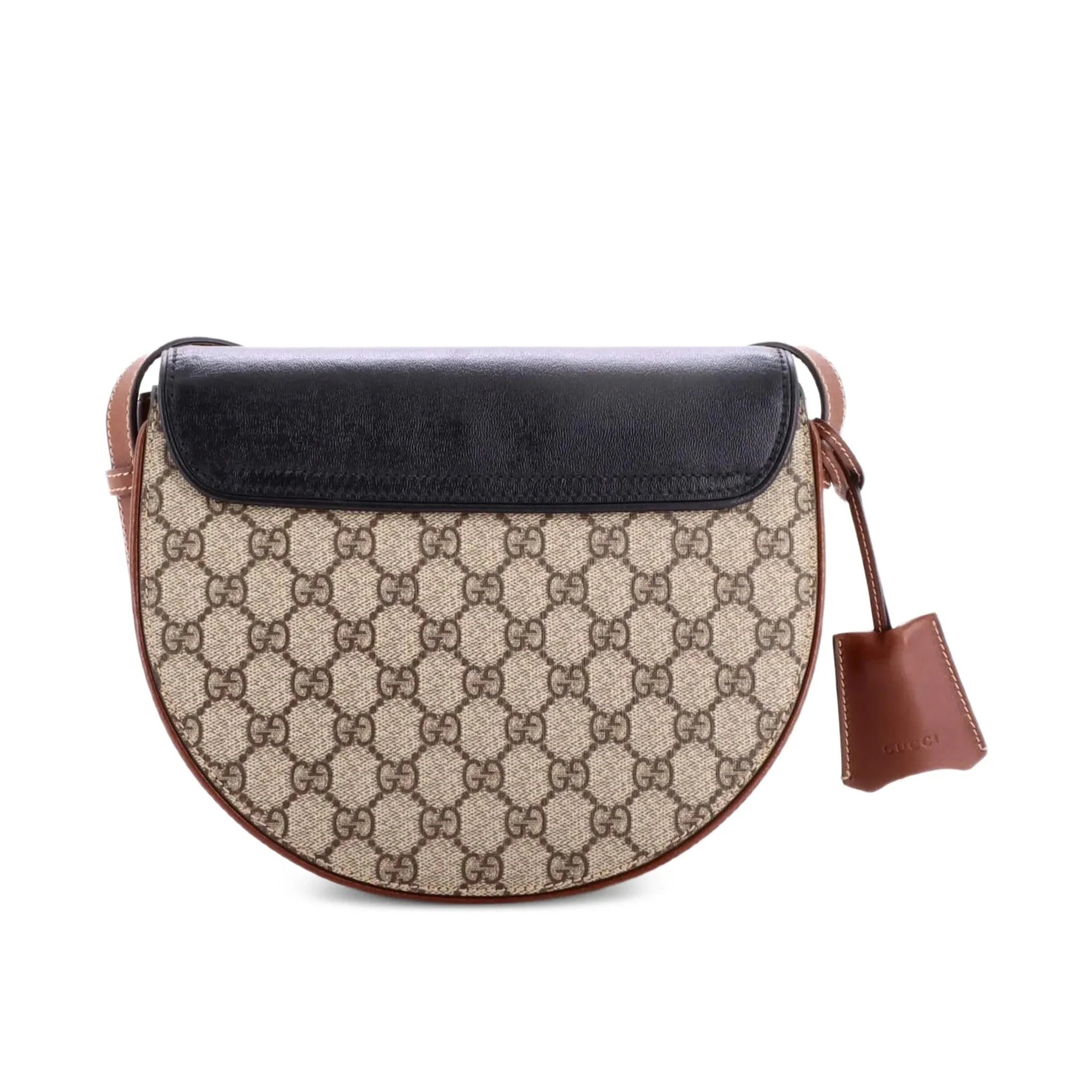 Gucci GG Pattern Padlock Shoulder Bag – Beige